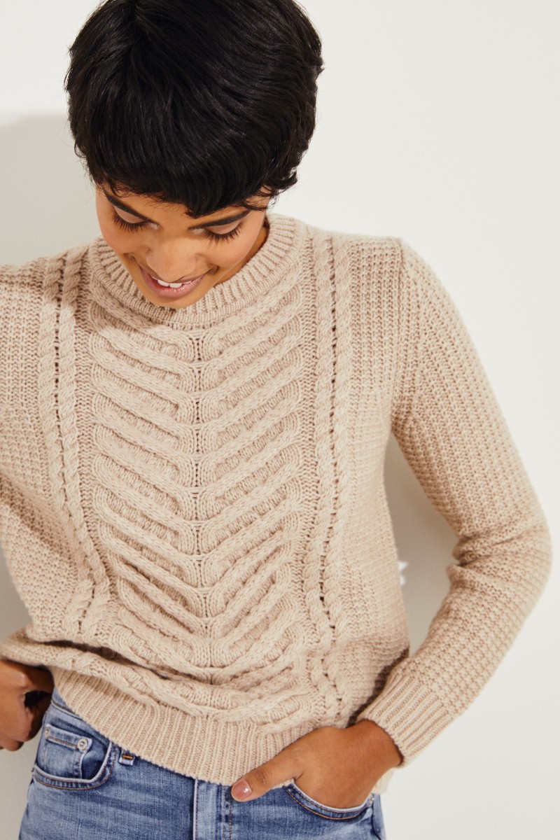 Cashmere-Pullover 'Beverly' Puder
