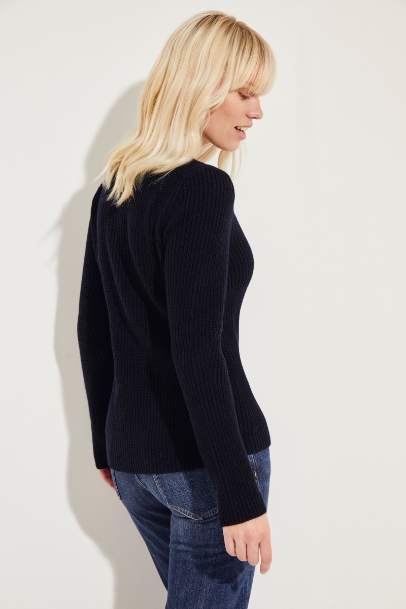 Cashmere-Pullover 'Margaux' Blau