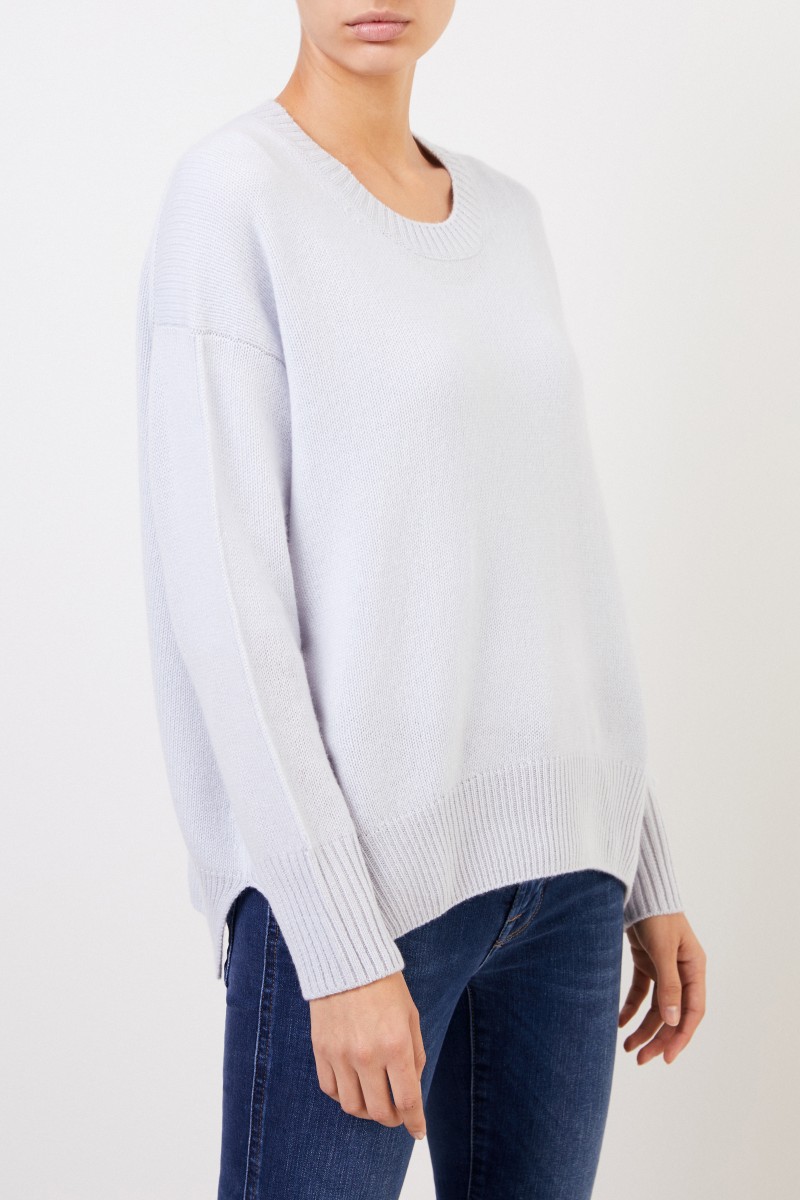 Allude Cashmere Pullover Hellblau