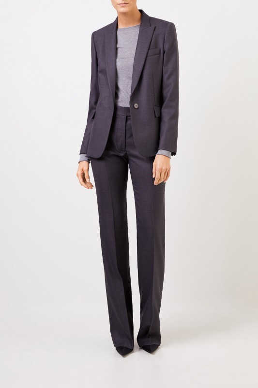 Stella McCartney Woll-Blazer Anthrazit