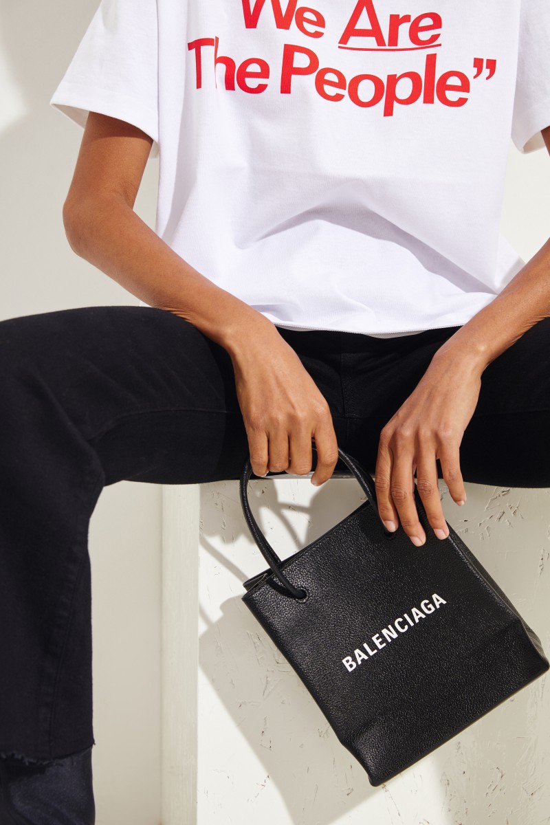 Handtasche 'Shopper Small' Schwarz