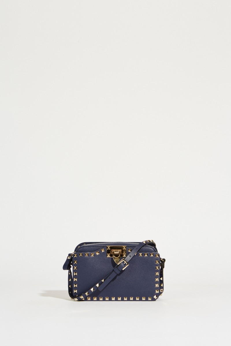 Umhängetasche 'Rockstud Camera Bag' Marineblau