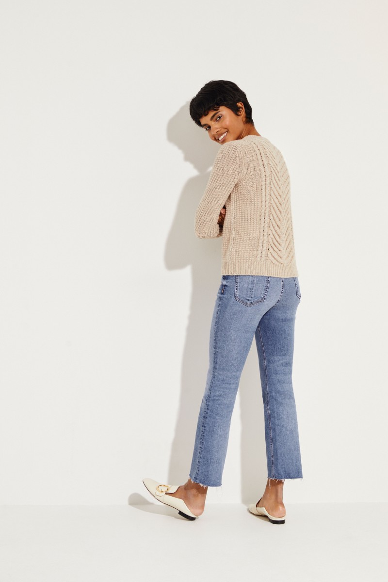 Cashmere-Pullover 'Beverly' Puder