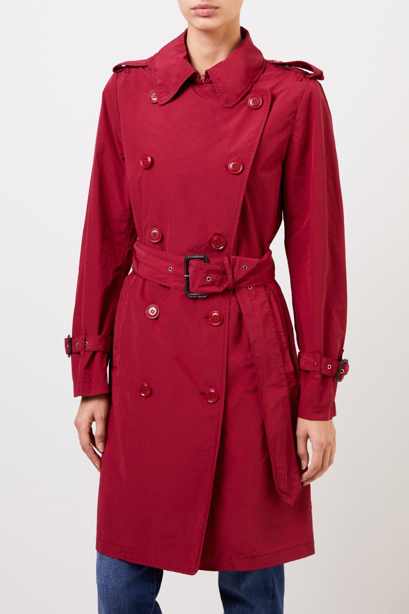 Leichter Trenchcoat Bordeaux