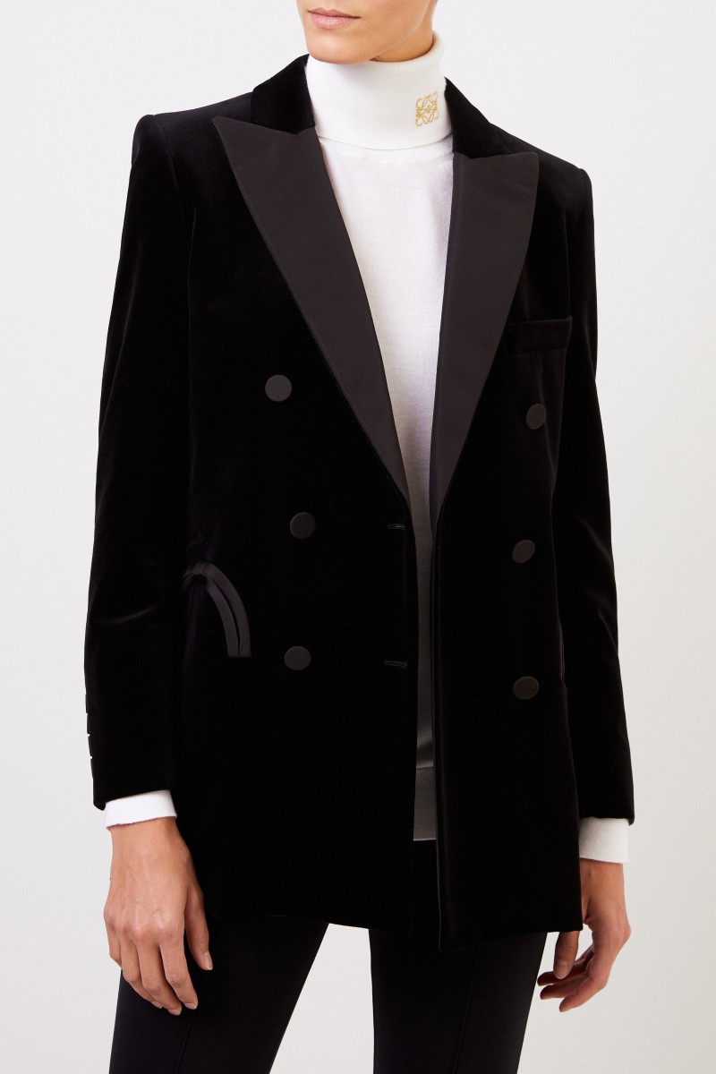 Blazé Milano Blazer 'Everyday' mit Seidendetails Schwarz