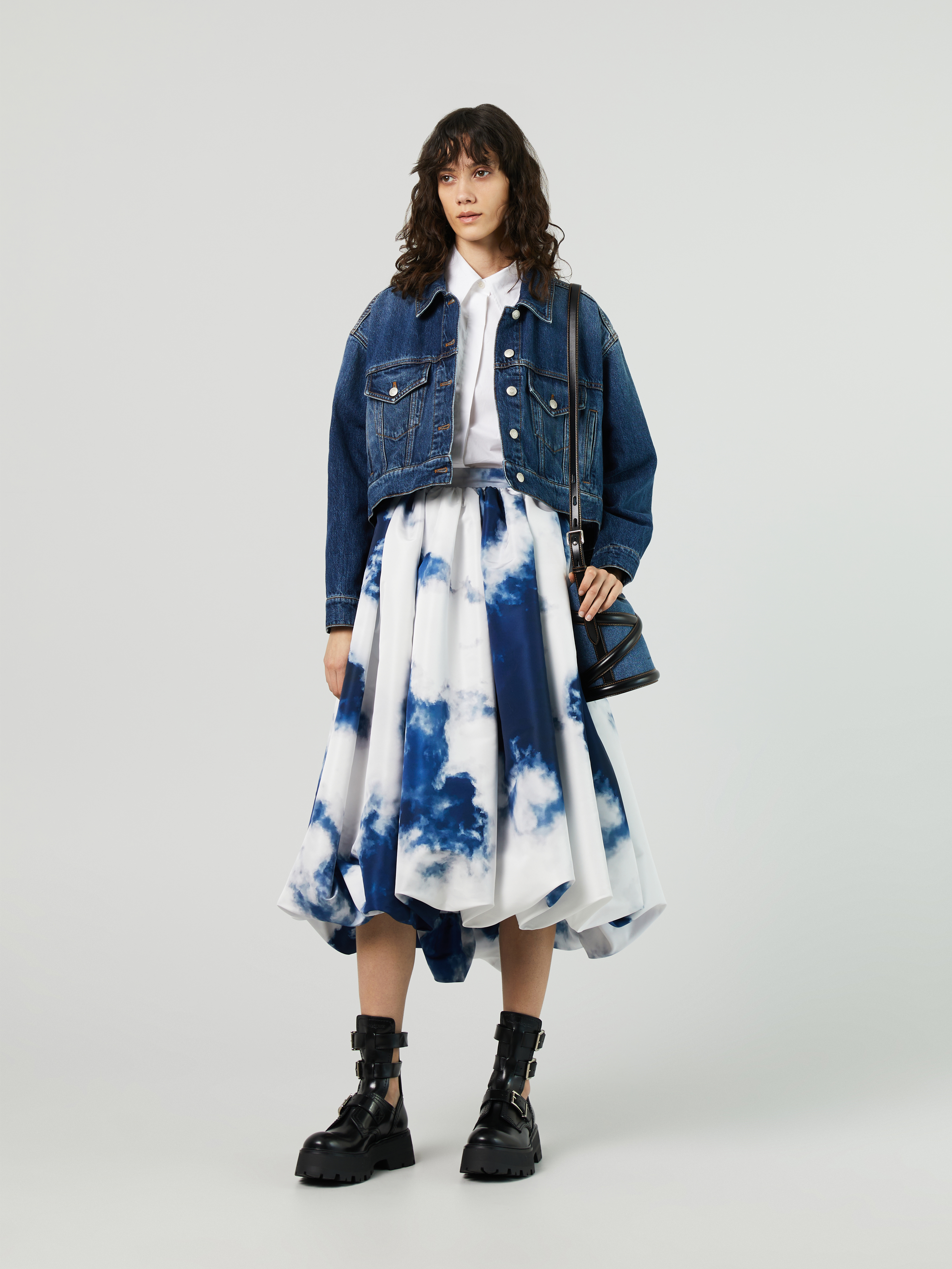 Alexander McQueen Denim Jacket Mid-Blue 