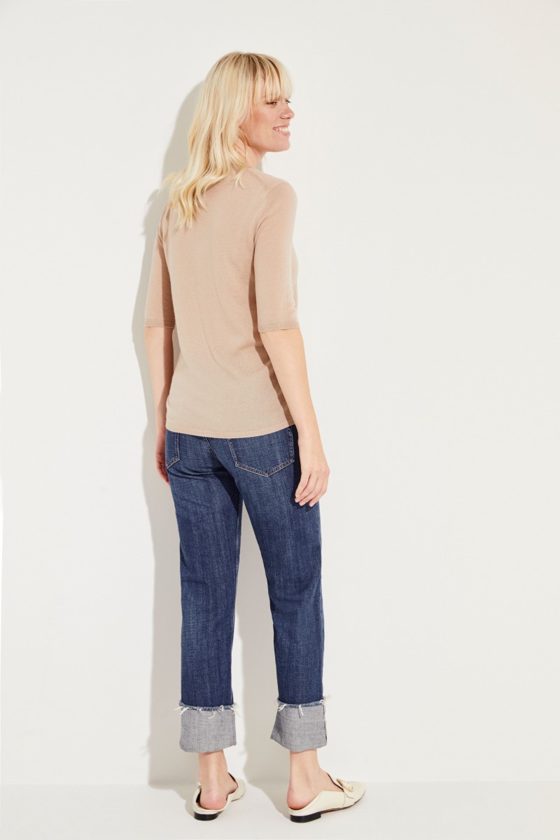Cashmere Shirt 'Lynn' Beige