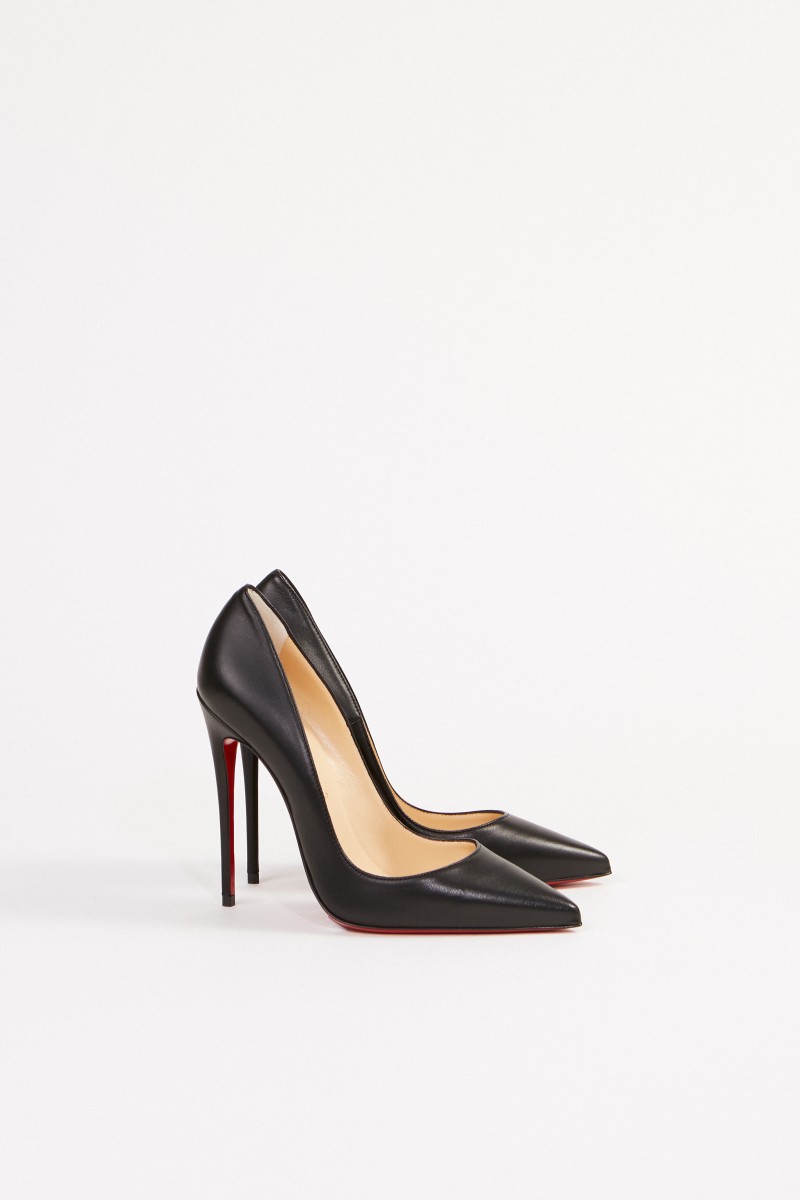 Christian Louboutin Pump 'So Kate 120 Nappa Shiny' Schwarz