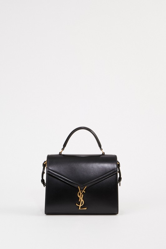 Saint Laurent Leder-Tasche 'Nolita S' Schwarz/Bordeaux
