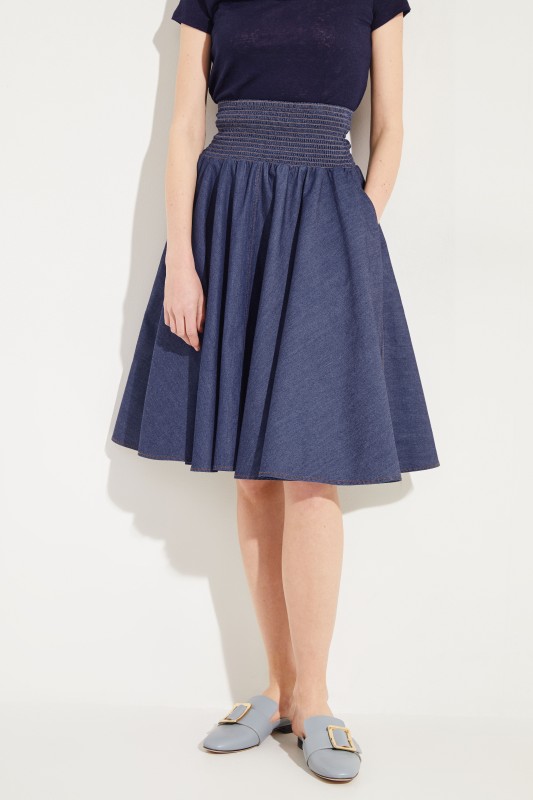 Jeans-Rock Blau