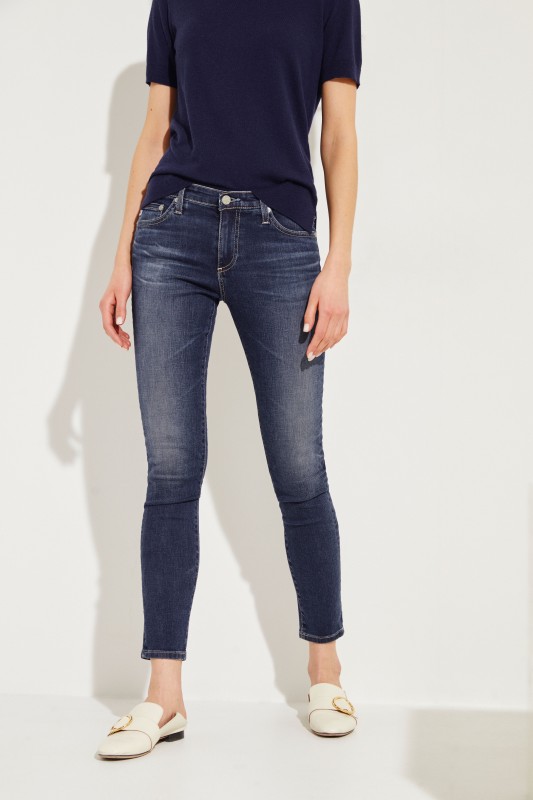 Skinny-Jeans 'The Legging Ankle' Blau