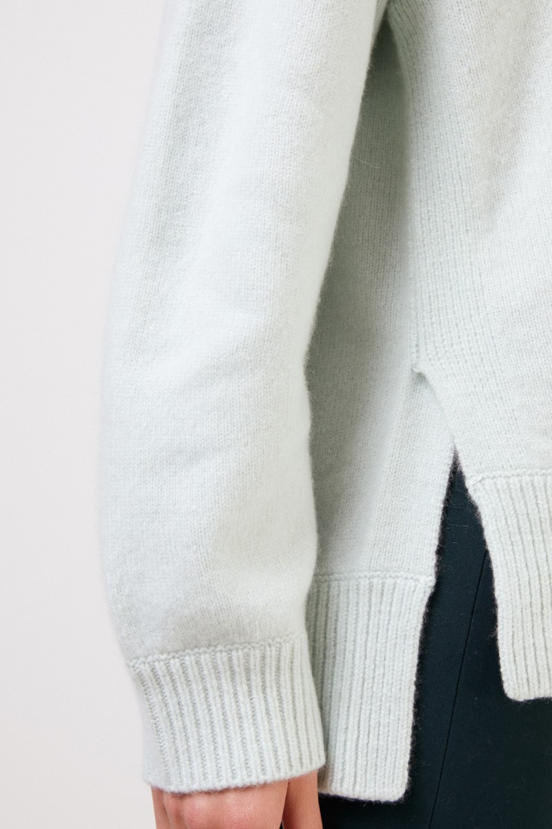 Vince Cashmere-Pullover mit V-Neck Mint