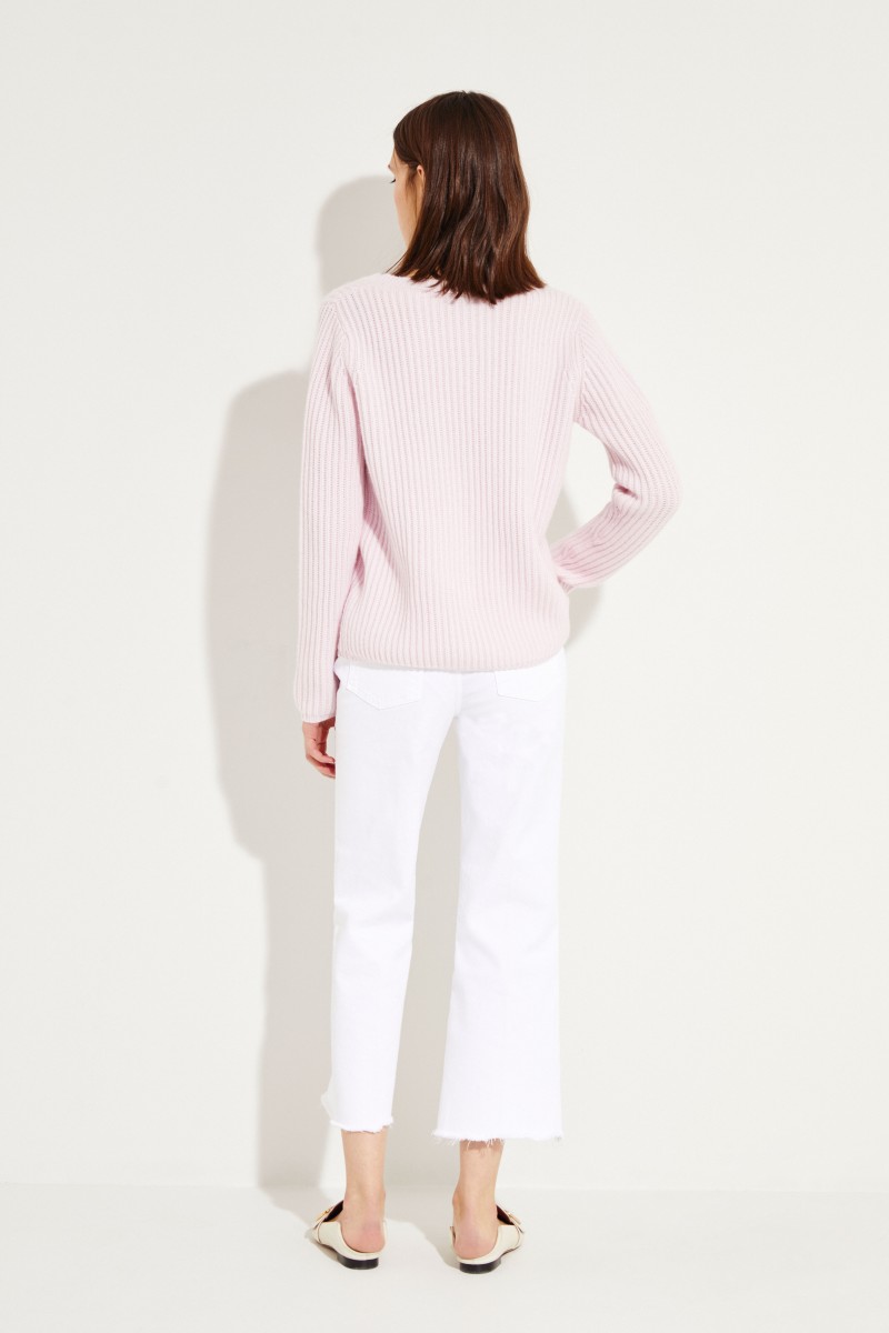 Cashmere-Pullover Rosé