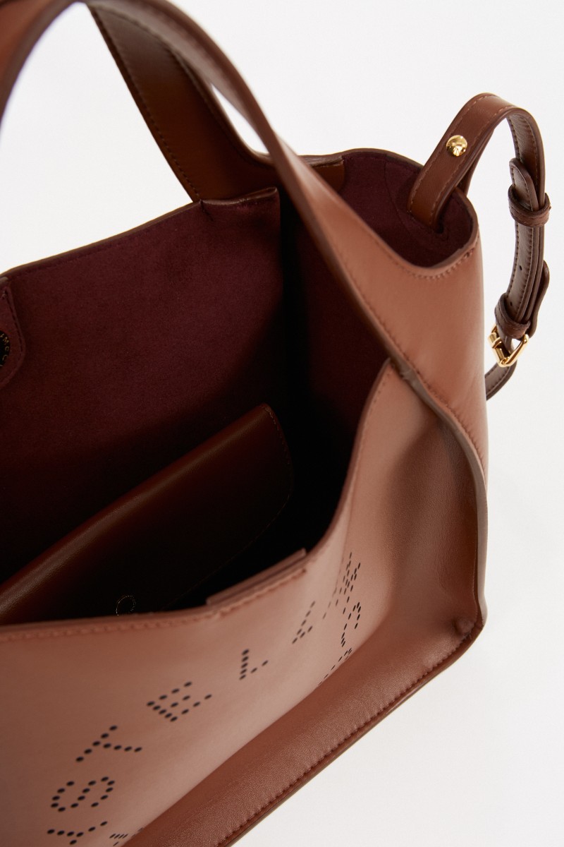Stella McCartney Handtasche 'Cross Body Bag' Braun