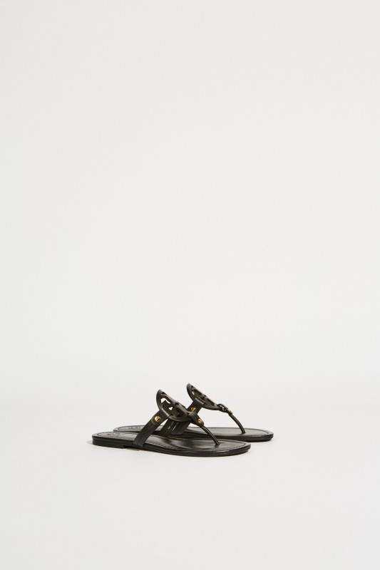 Flip-Flop 'Miller' mit Logo Schwarz