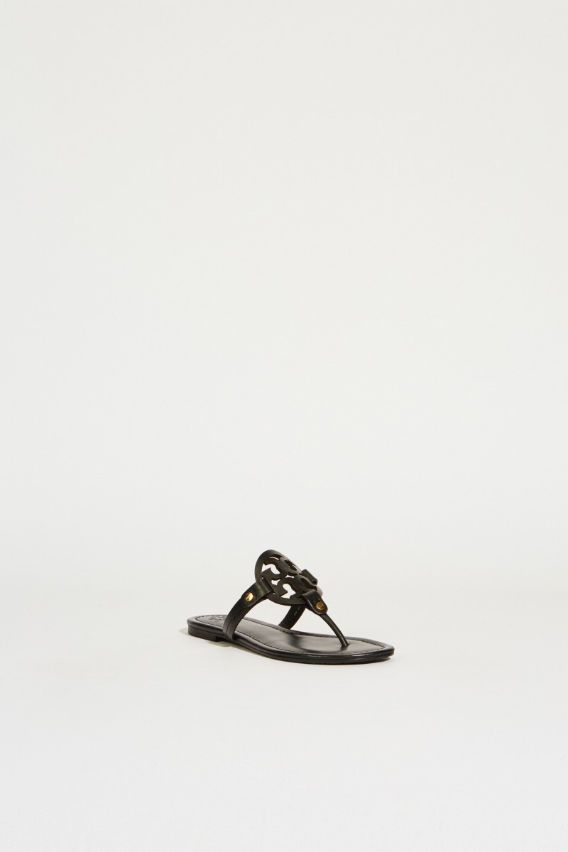 Flip-Flop 'Miller' mit Logo Schwarz