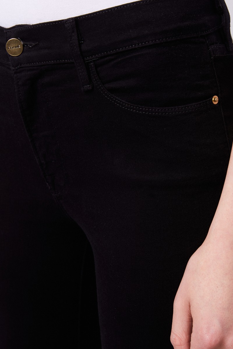 Frame Skinny-Jeans 'Le High Skinny' Schwarz
