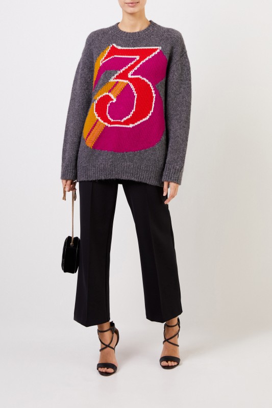 Stella McCartney Oversize Wollpullover Multi