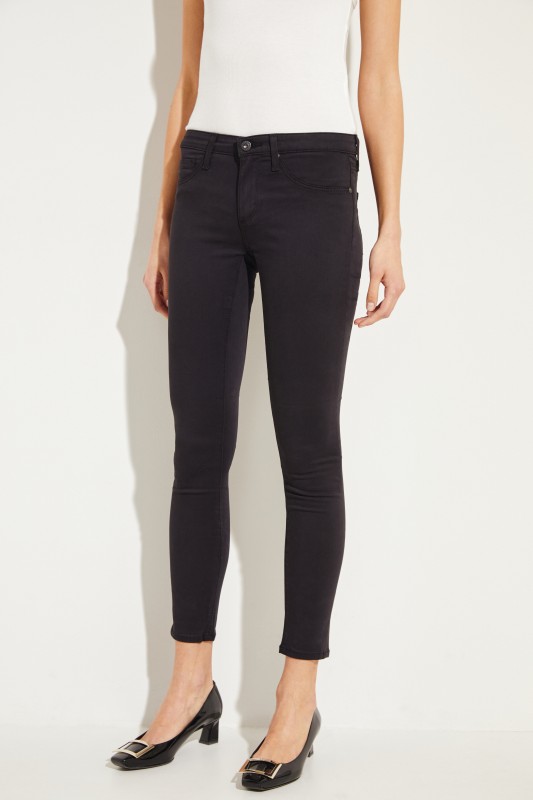 AG Jeans Super Skinny Jeans 'The Legging Ankle' Schwarz