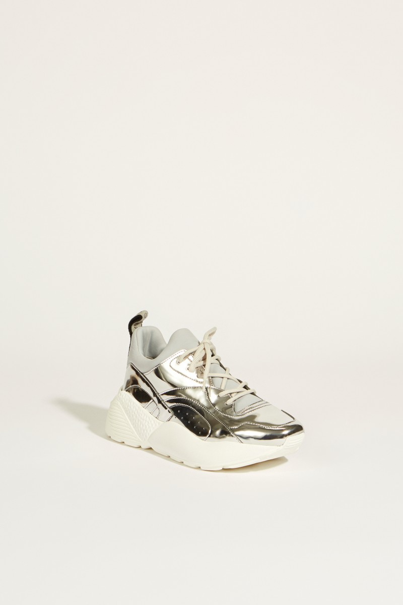 Sneaker 'Eclypse' Metallic-Silber