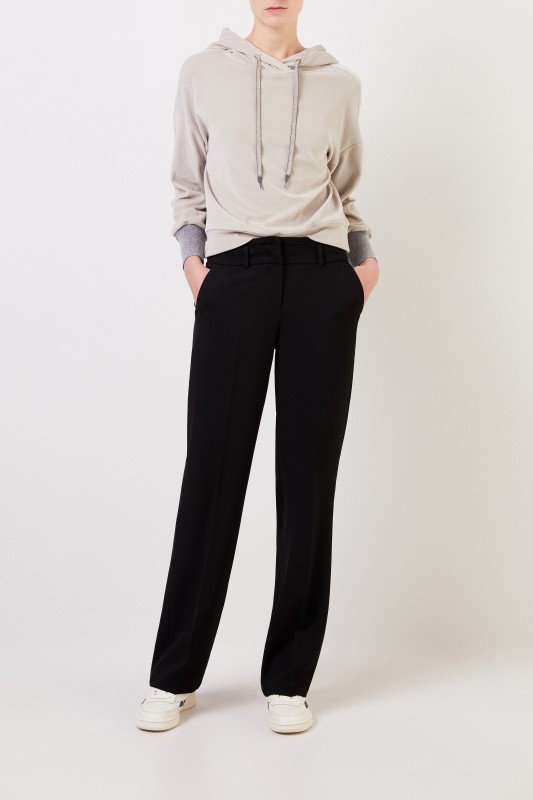 Cambio Klassische Hose 'May' Schwarz