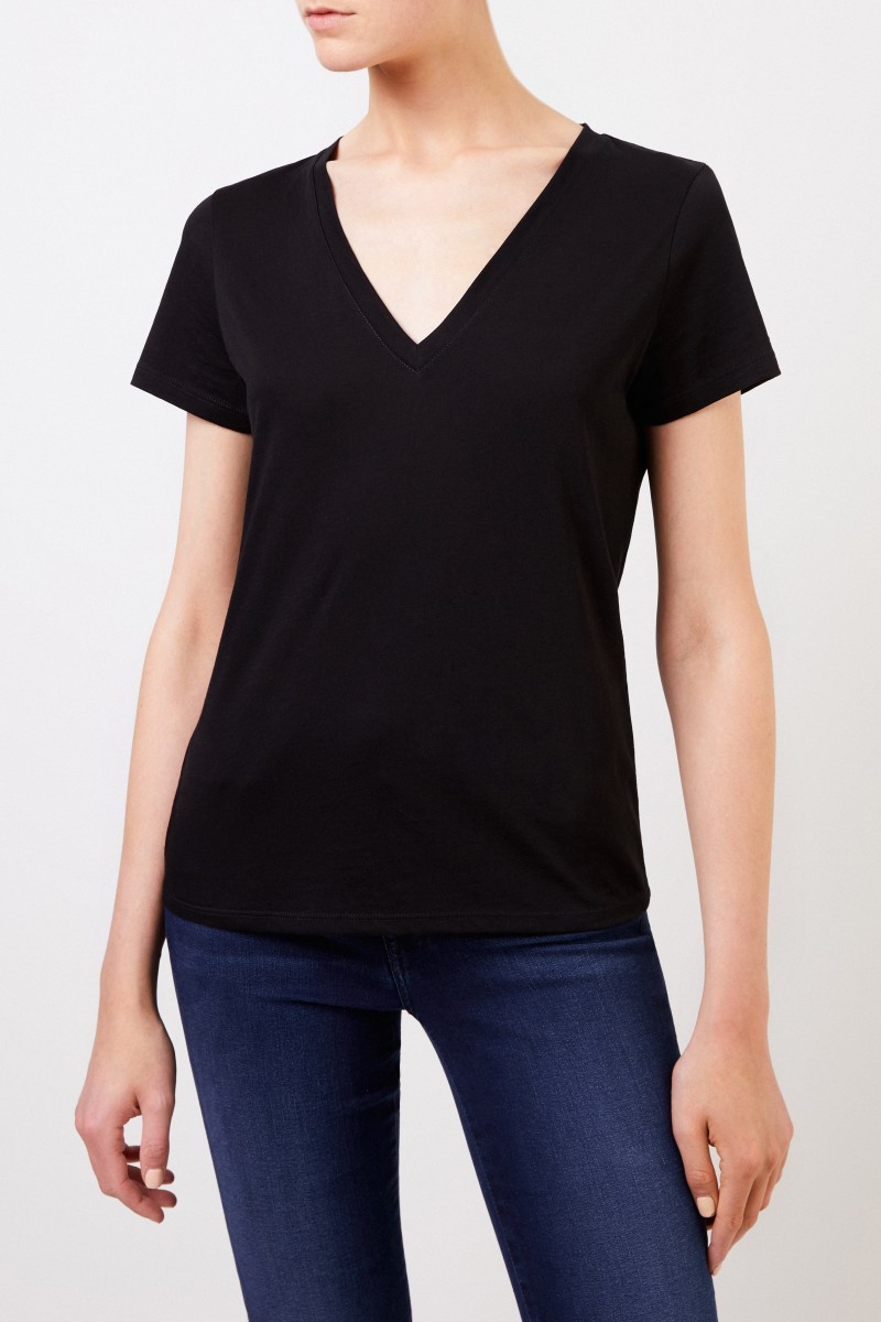 Schlichtes T-Shirt Schwarz
