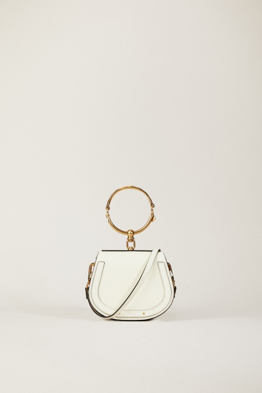 Umhängetasche 'Nile Small' Offwhite