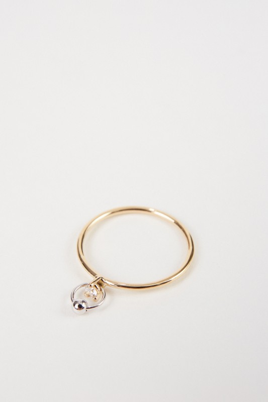 Delfina Delettrez Ring 'Two In One' mit Diamant Gold