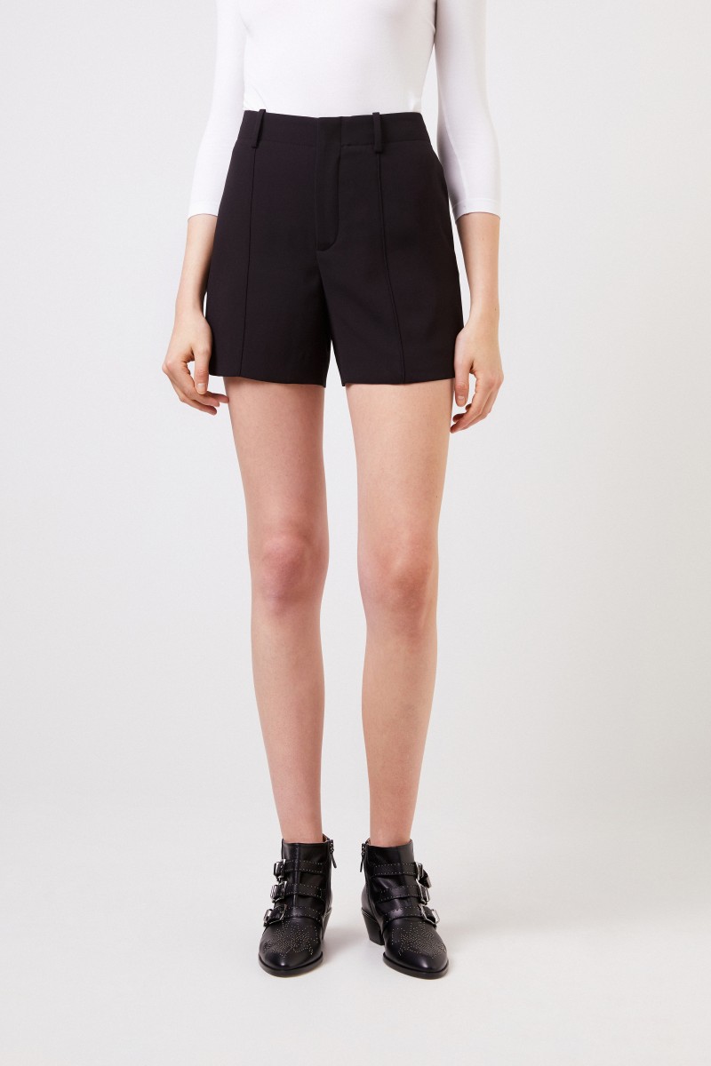 Chloé Klassische Shorts Schwarz