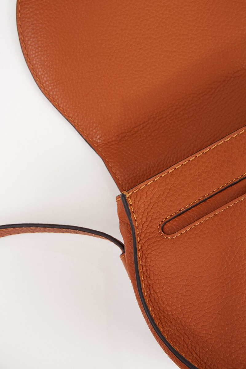 Chloé Umhängetasche 'Marcie Saddle Small' Tan