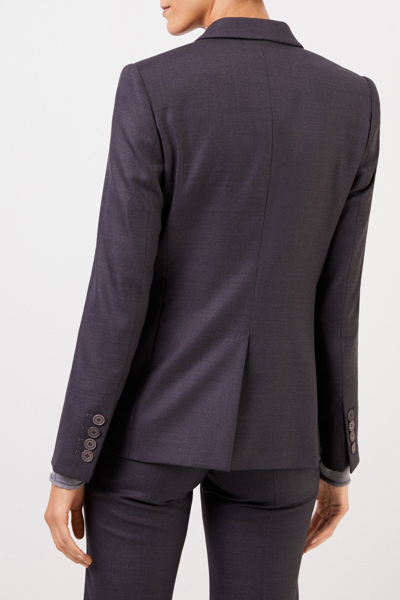 Stella McCartney Woll-Blazer Anthrazit
