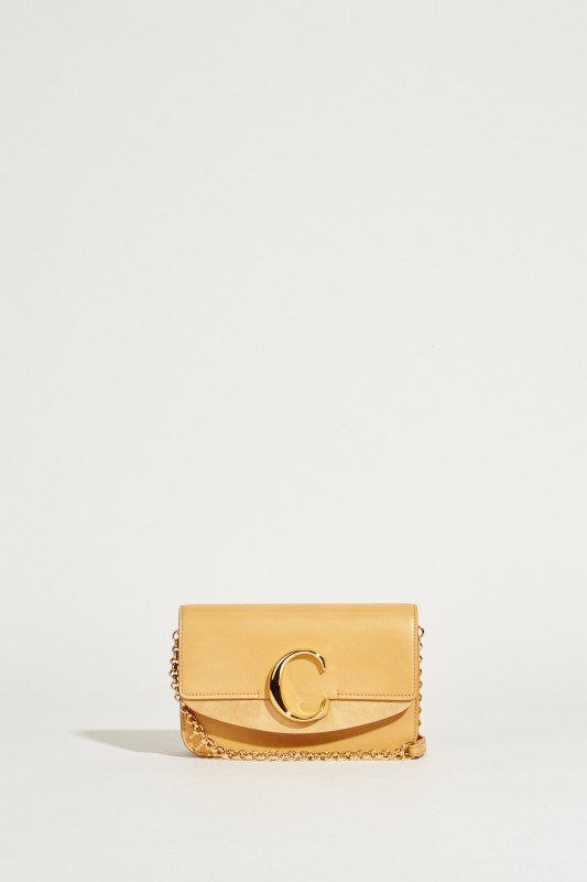 Umhängetasche 'Chloé C Mini' Bleached Brown