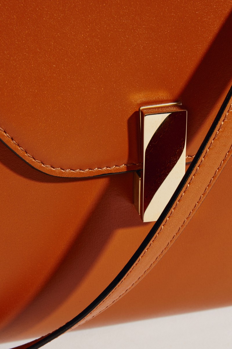 Leder-Tasche 'Iside Medium' Braun