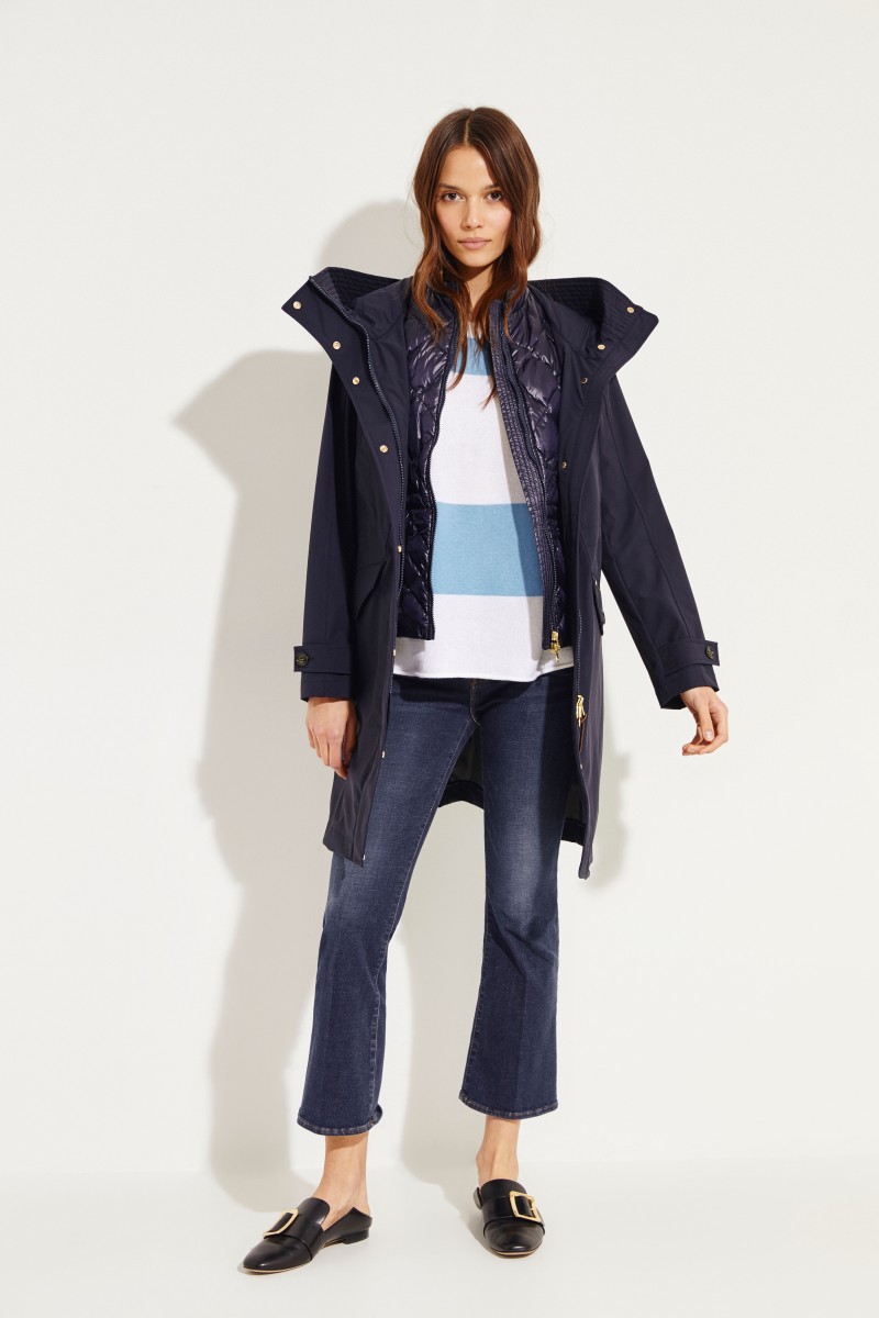 Tricolor Cashmere-Pullover Multi