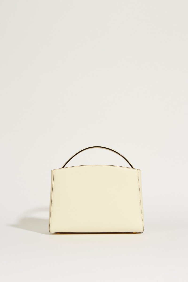 Leder-Tasche 'Brera Medium' Crème