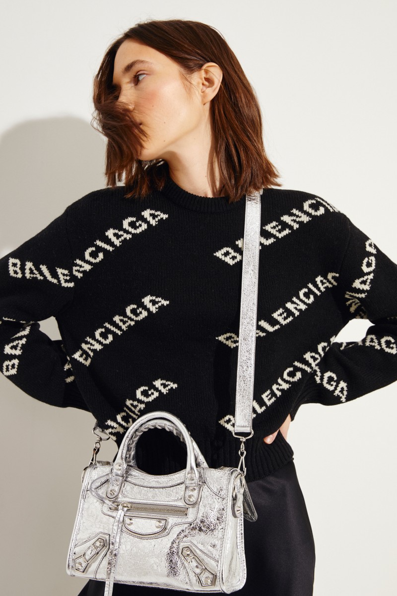 Tasche 'City Motorcycle' Silber