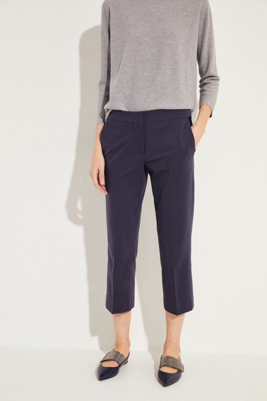 Baumwoll-Hose Dunkelblau