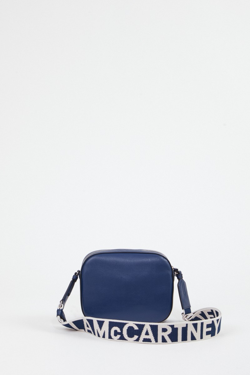 Stella McCartney Umhängetasche 'Mini Camera Bag' Marineblau