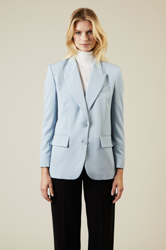 Wollblazer 'Ingrid' Blau