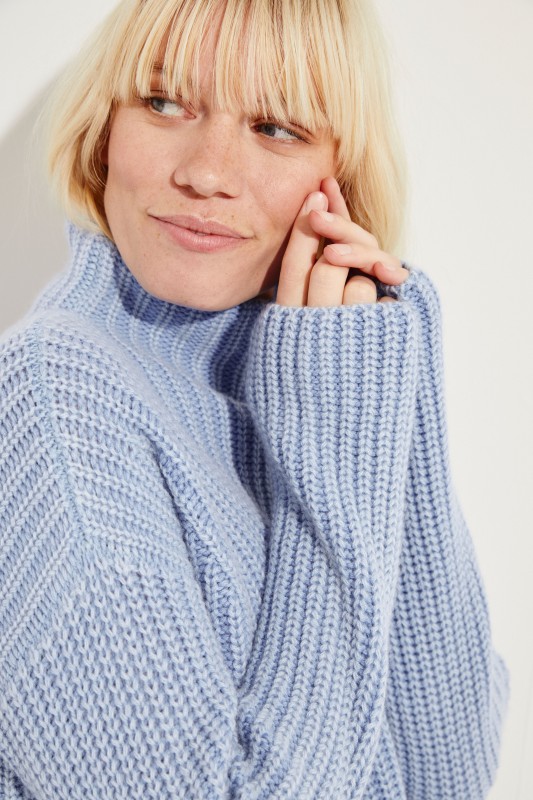 Cashmere-Pullover 'Megan' Blau