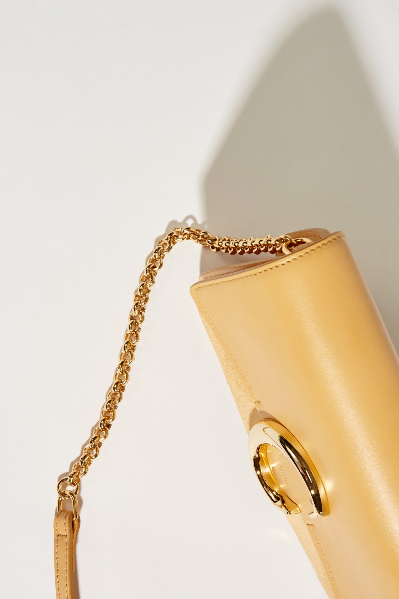 Umhängetasche 'Chloé C Mini' Bleached Brown