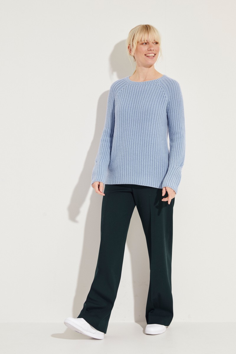 Cashmere-Pullover 'Magdalena' Blau