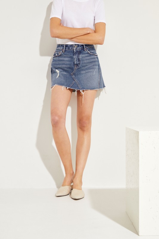 Jeansminirock 'Eva Gusset' Blau