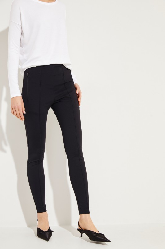 Elastische Hose Schwarz