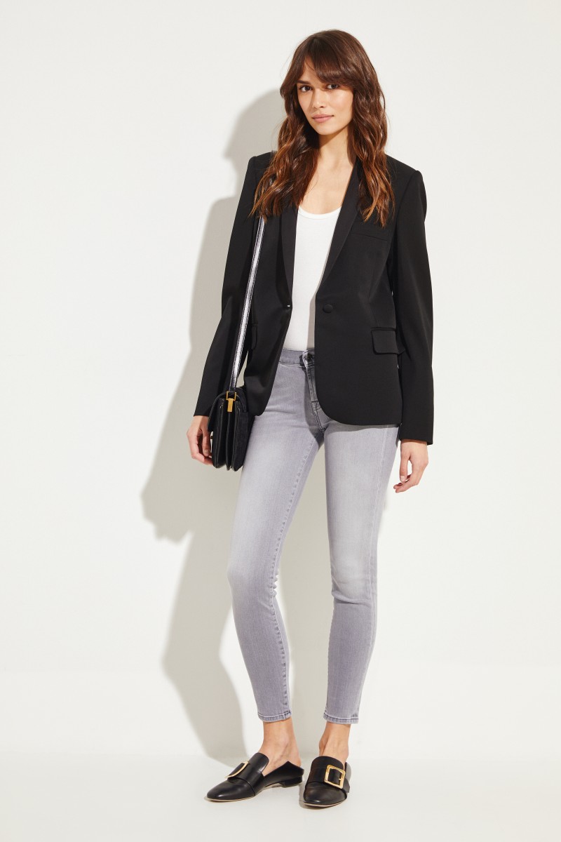 7 for all mankind Jeans 'The Skinny' Grau