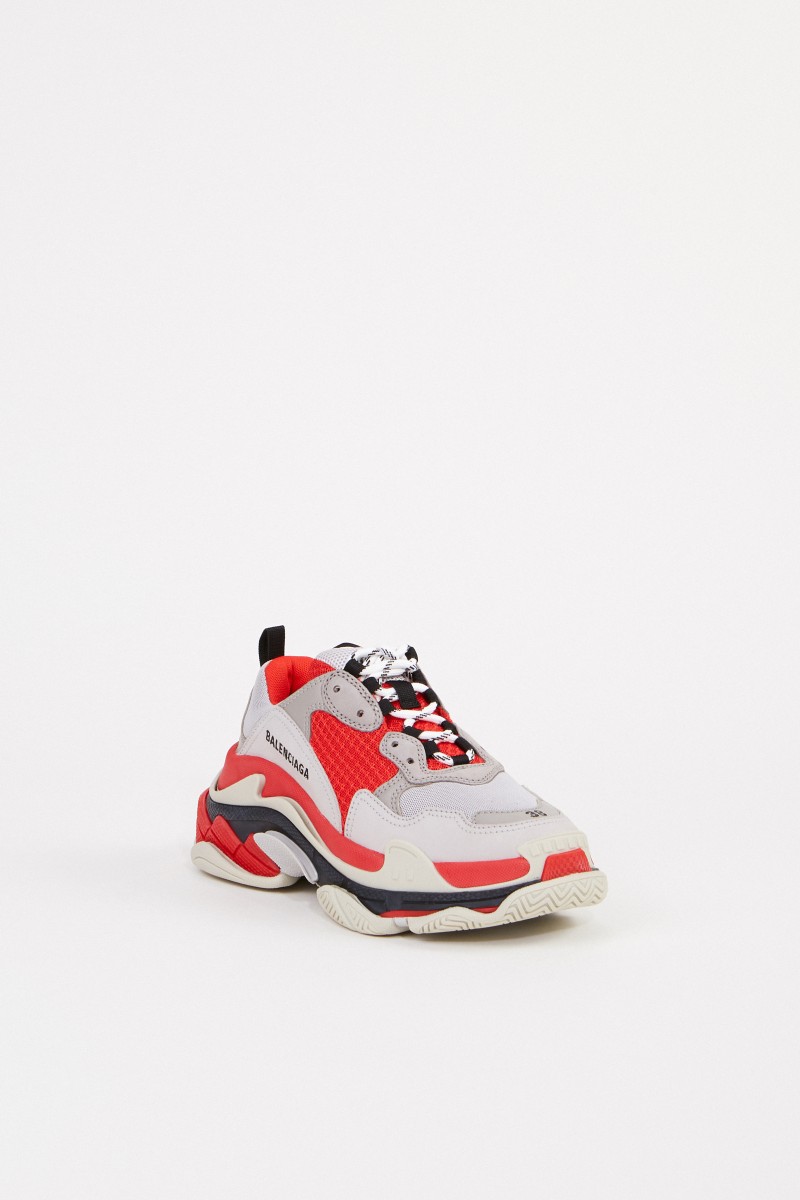Balenciaga Sneaker 'Triple S' Rot/Grau