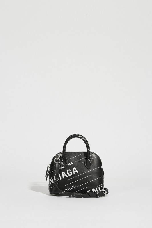 Tasche 'Ville XS' Schwarz/Weiß