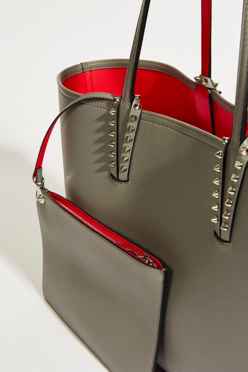 Shopper mit Nietendetails 'Cabata' Grau