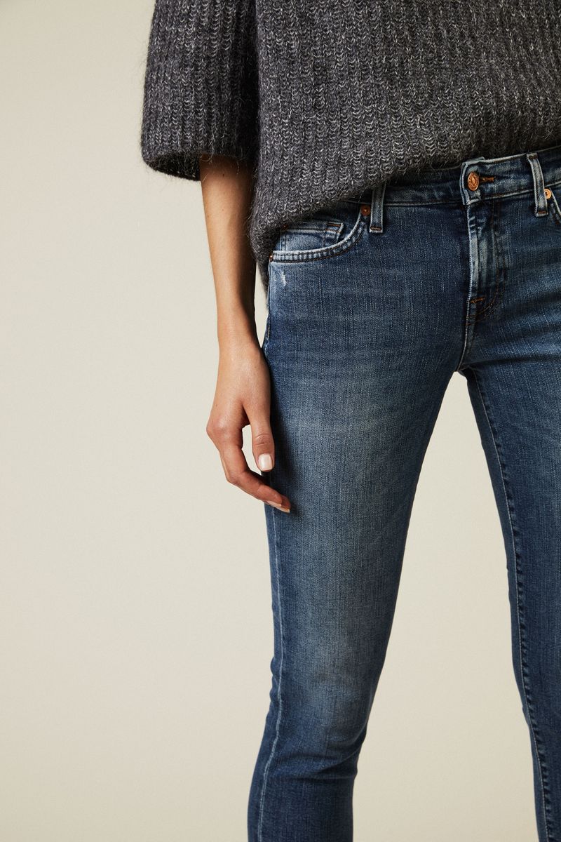 Jeans 'Slim Illusion Nostalgia' Blau