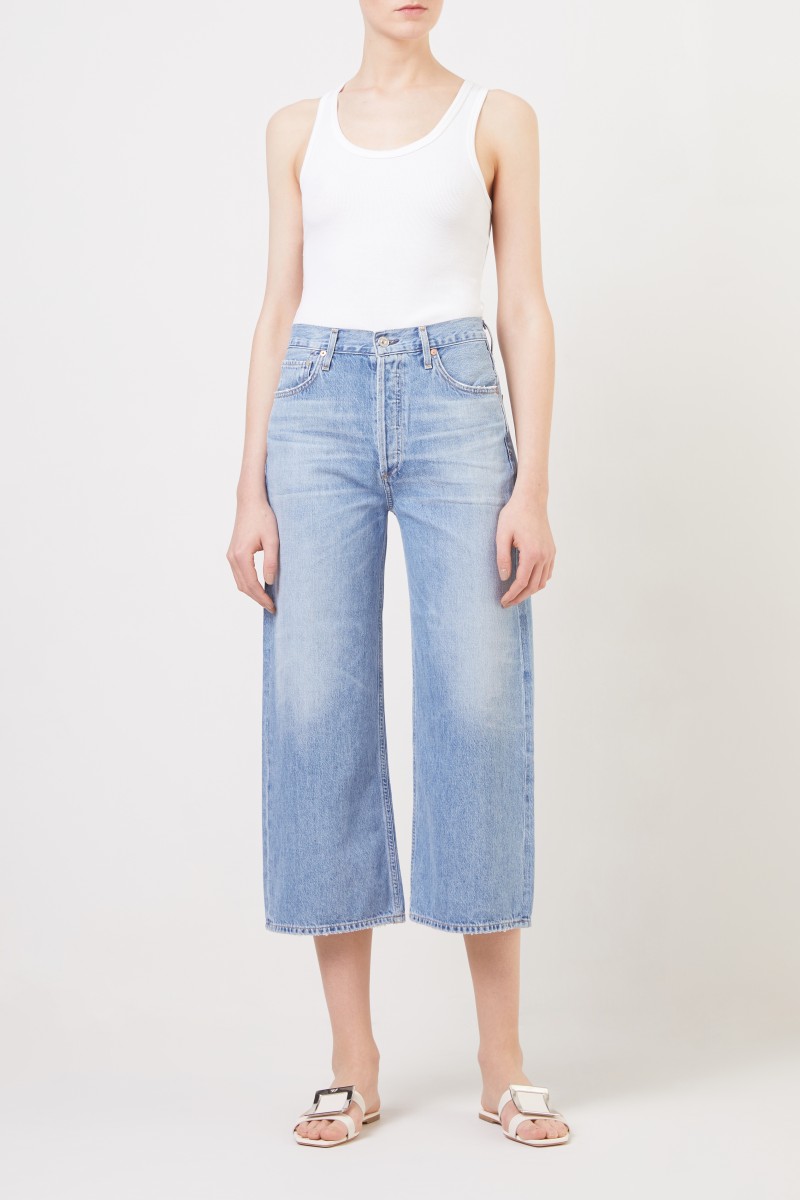 Citizens of Humanity Jeans mit weitem Bein 'Sacha' Blau